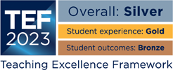 Logo: TEF 2023 Teaching Excellence Framework